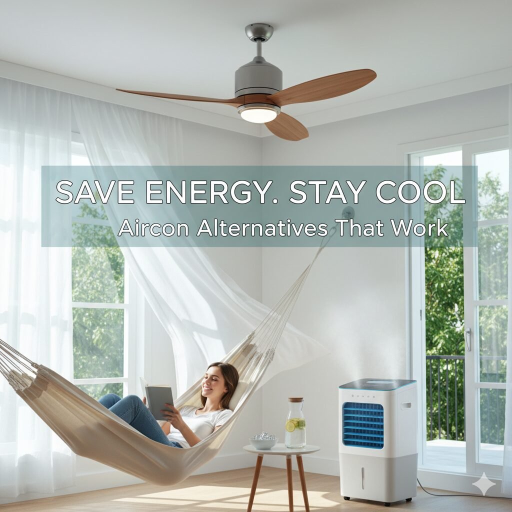 Tips on how to save power and aircon alternatives