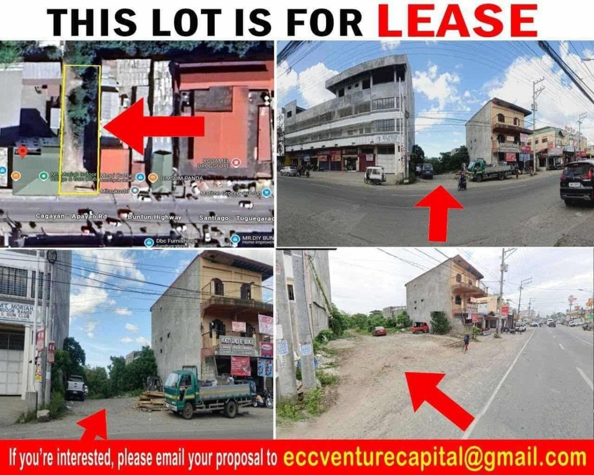 Commercial Lot For Rent in Tuguegarao Cagayan – 833.2 sqm