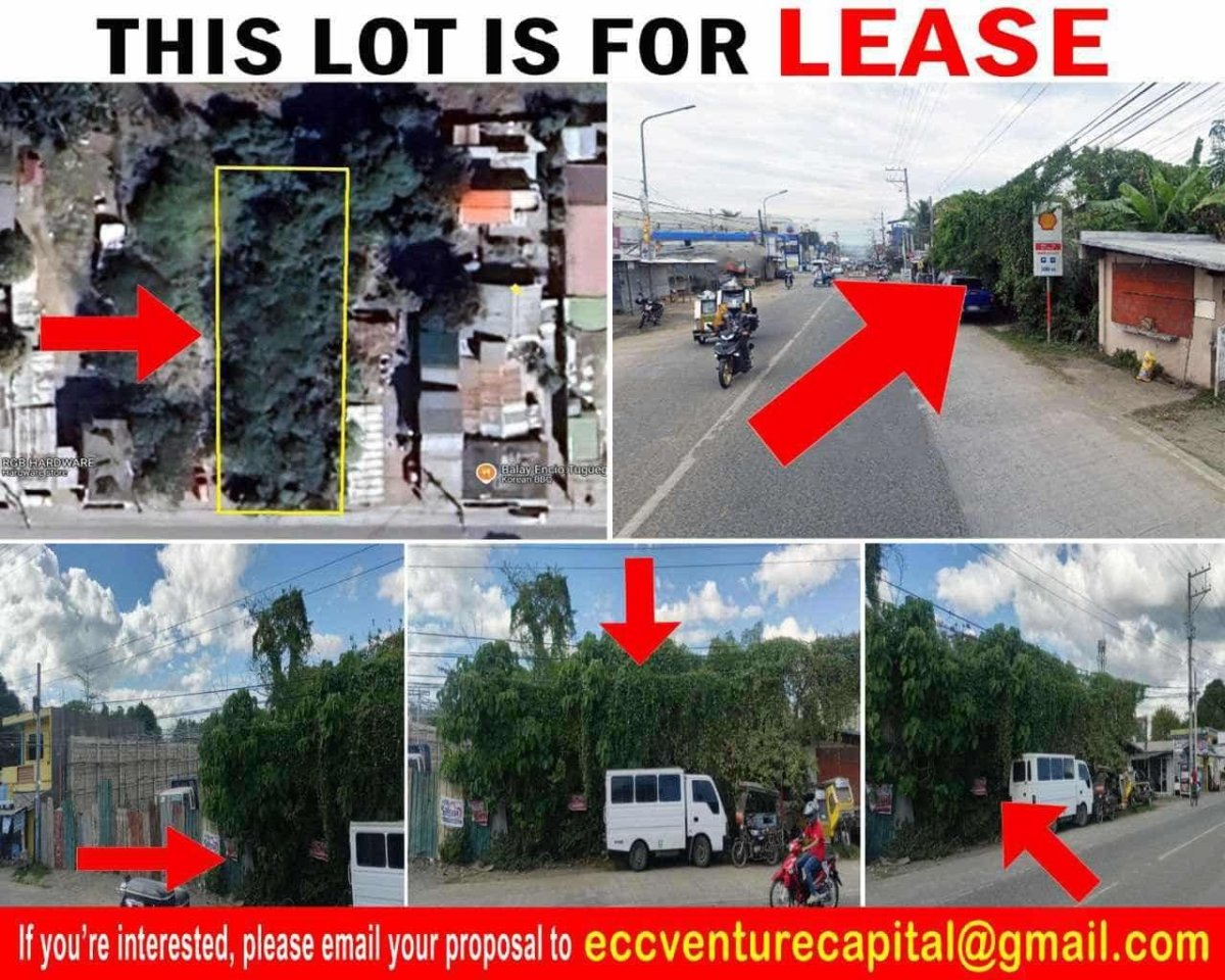 Commercial Lot For Rent in Tuguegarao Cagayan – 921 sqm