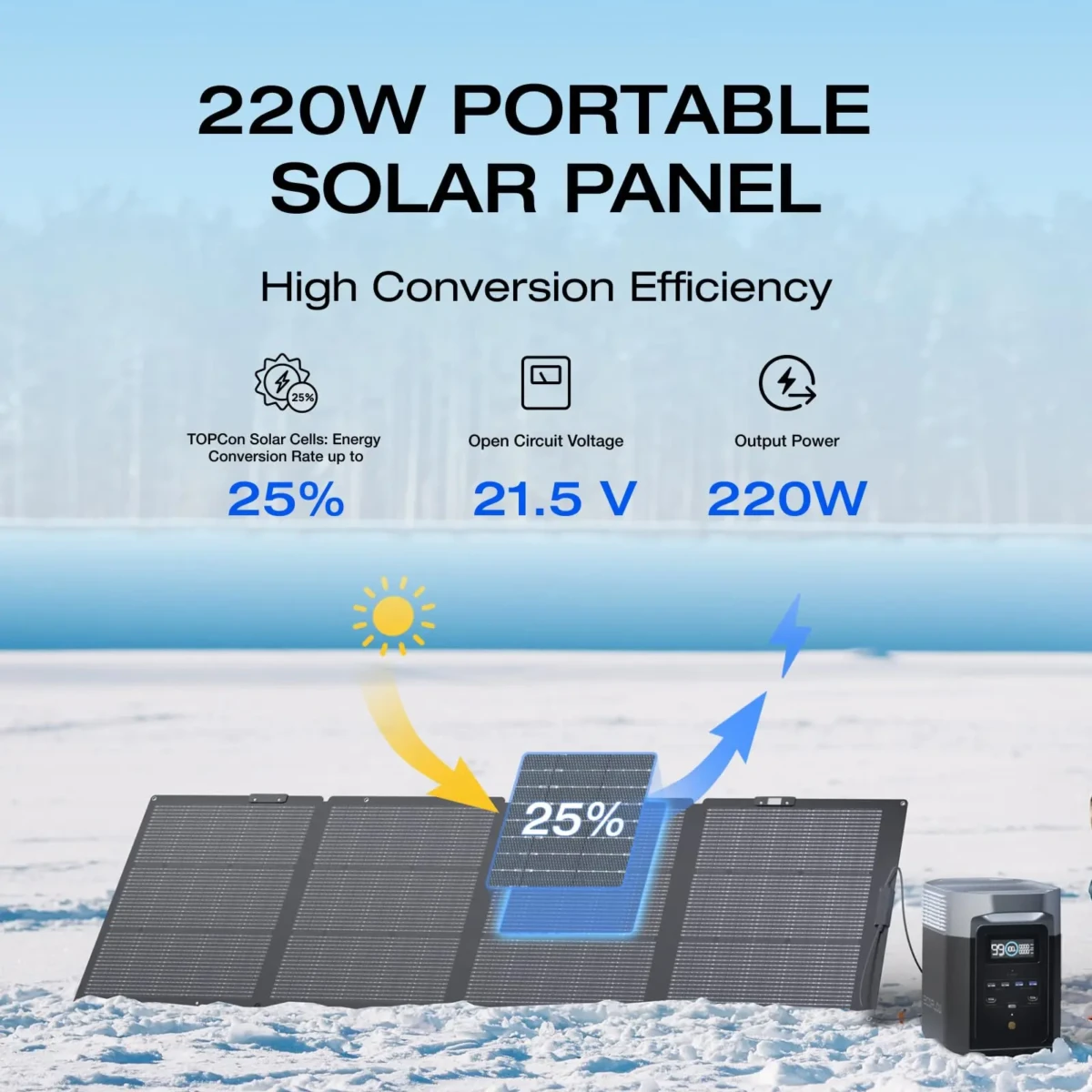 ECOFLOW 220W Foldable Solar Panel review