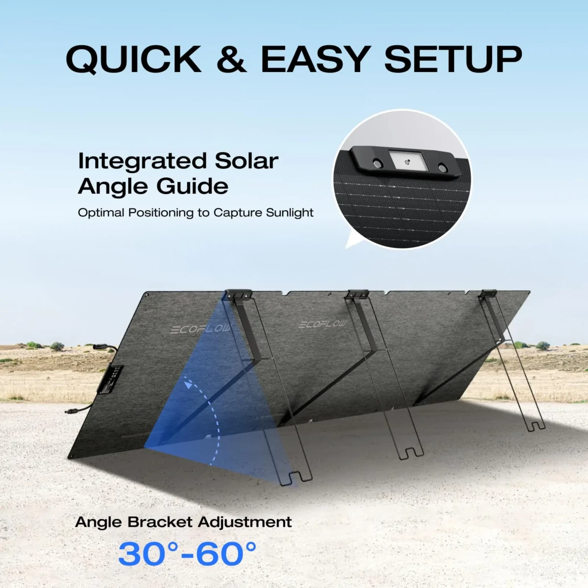 ecoflow 220w solar quick setup