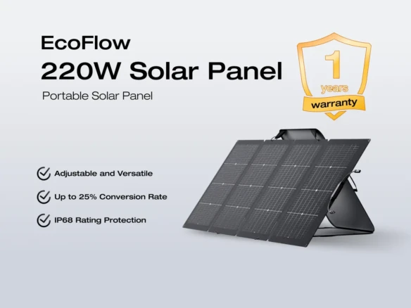 ecoflow solar 220w panel
