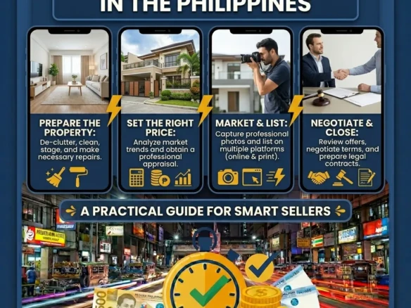 An image depicting how to sell property properly in the Philippines