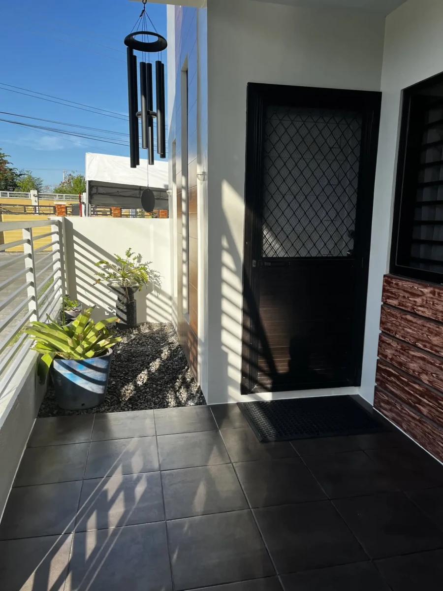 front-entry 3-Bedroom Pool Home & Lot for Sale in San Fernando Pampanga, 107 sq m lot, CLEAN TITLE