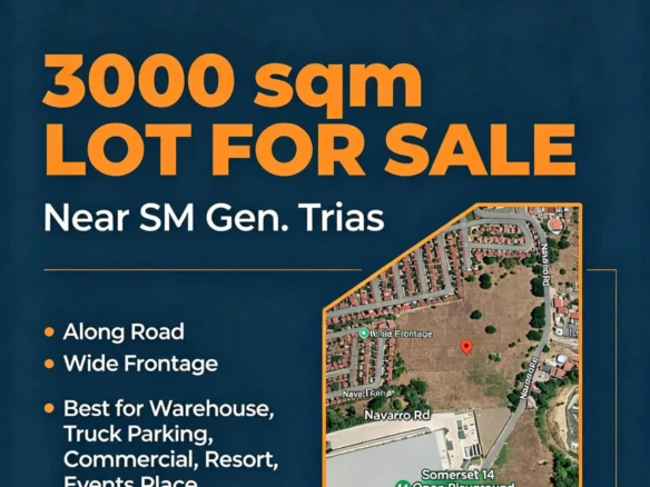 For Sale lot Near SM Gen Trias ✅️3000 sqm lot
