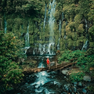 Beautiful waterfalls can be found in certain parts of our real estate properties.